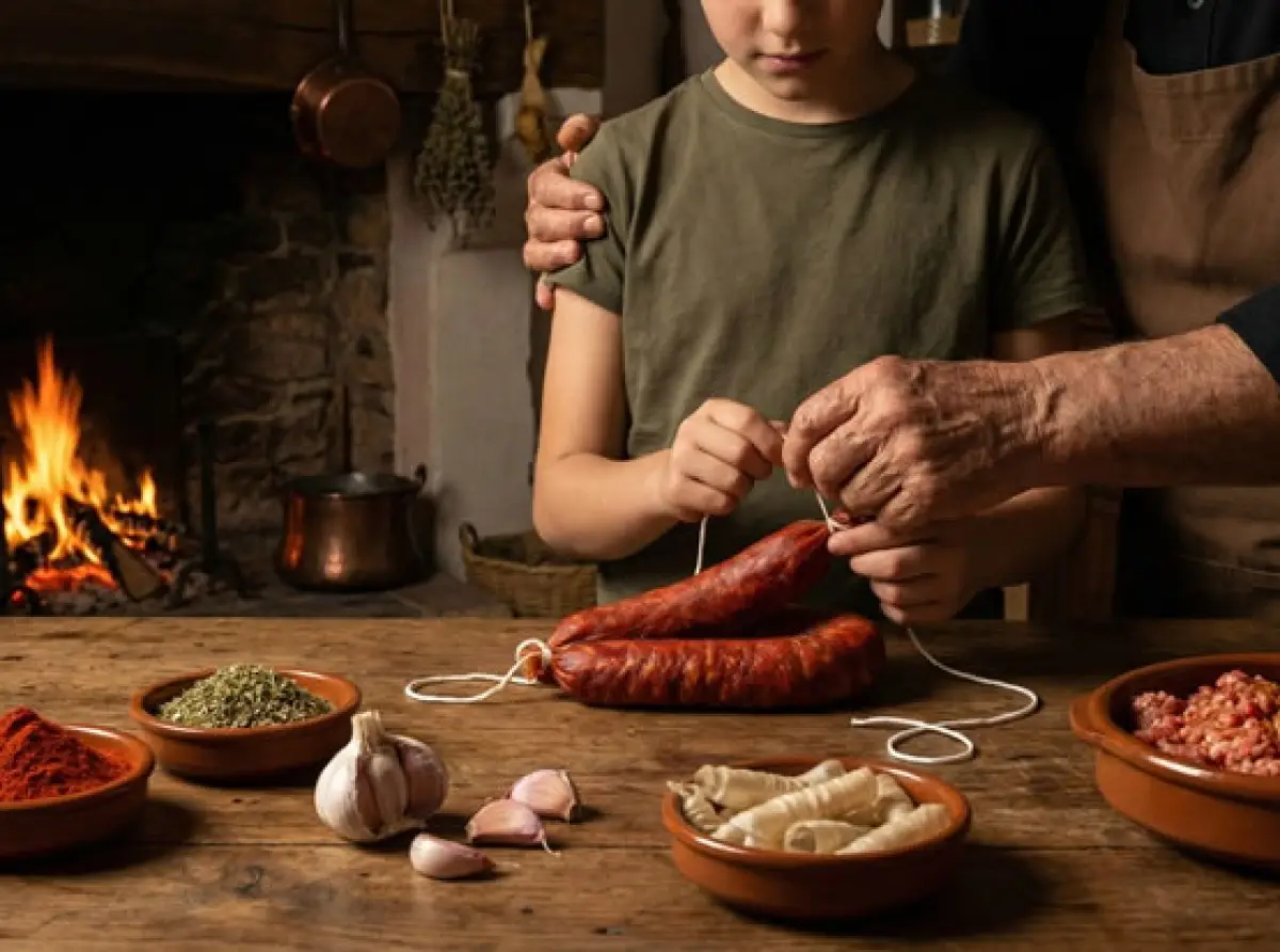 Haciendo chorizos en la matanza large