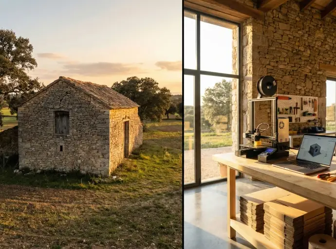 negocio rural en casa aislada de pueblo