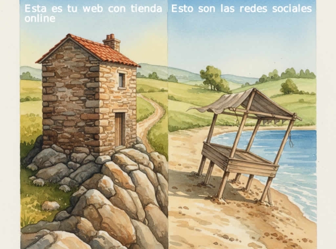 estructura estable al lado de estructura inestable