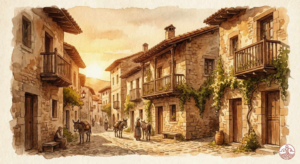 pueblo tradicional horizontal