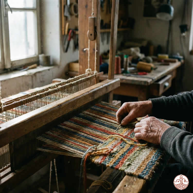artesano en su telar