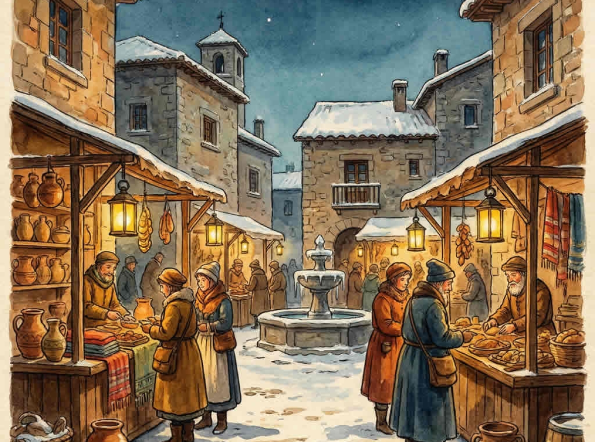 feria de invierno rural