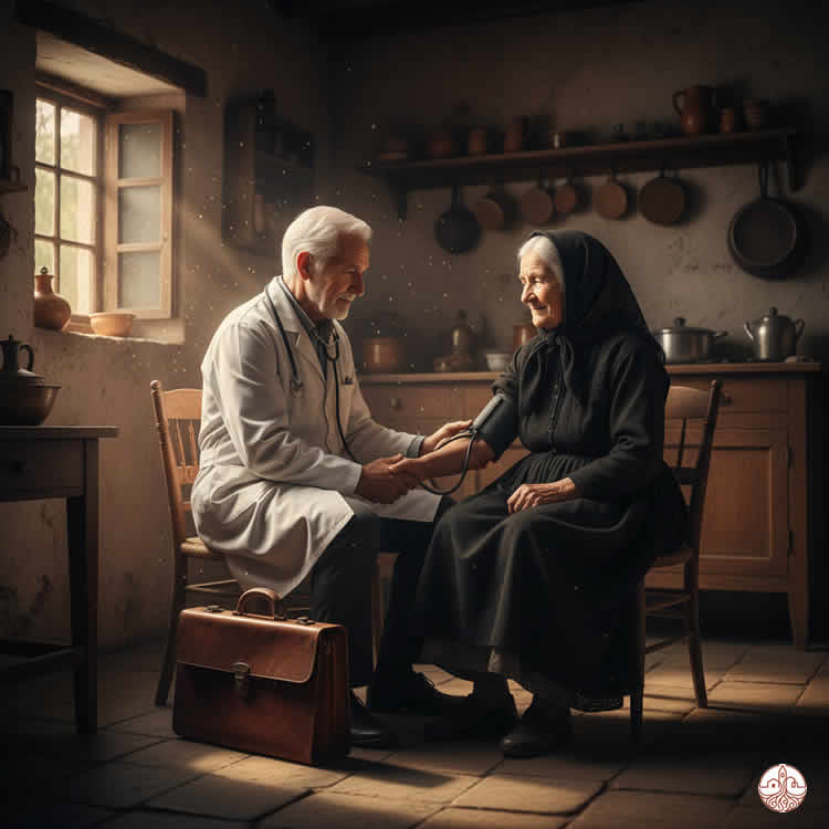 don julian tomando la tension