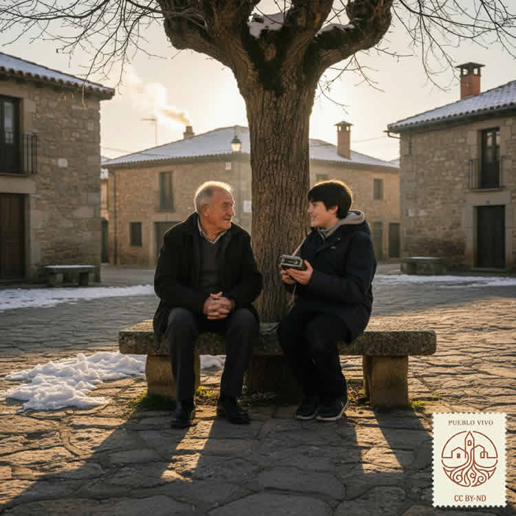 entrevistando a tu vecino en el pueblo